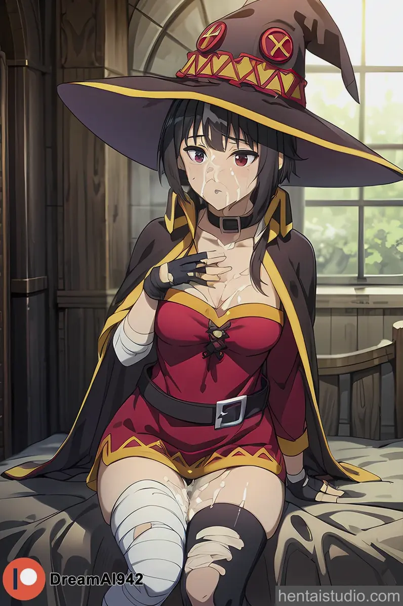Megumin from Konosuba God's Blessing On This Wonderful World hentai art 1 of 2