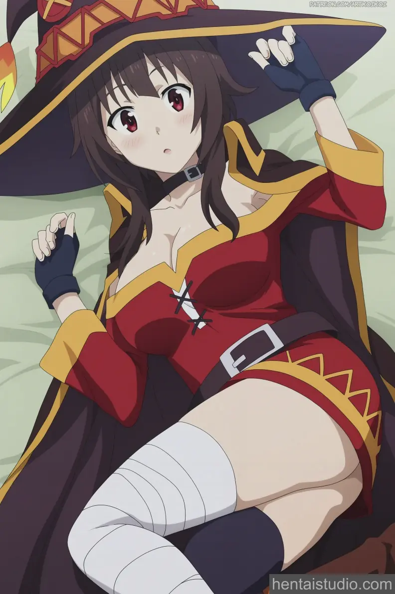 Megumin from Konosuba God's Blessing On This Wonderful World hentai art 12 of 13