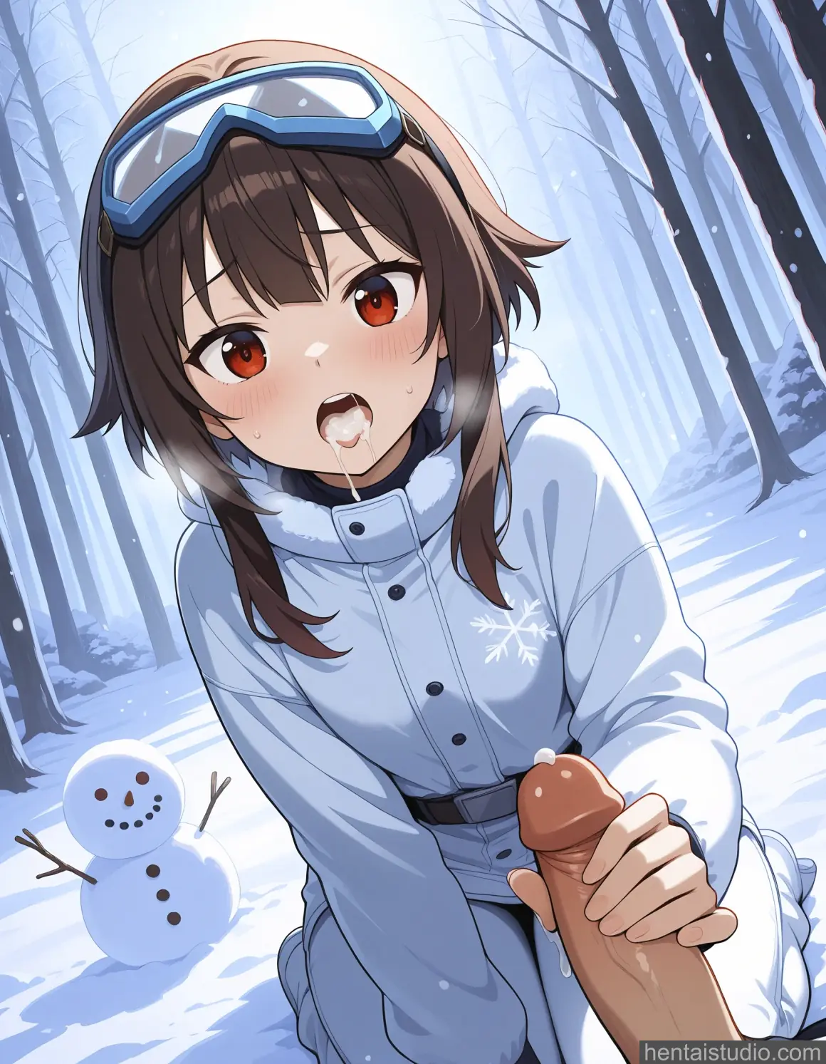 Megumin from Konosuba God's Blessing On This Wonderful World hentai art 1 of 10