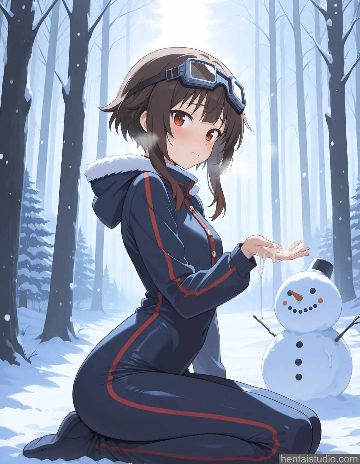Megumin from Konosuba God's Blessing On This Wonderful World hentai art 3 of 10
