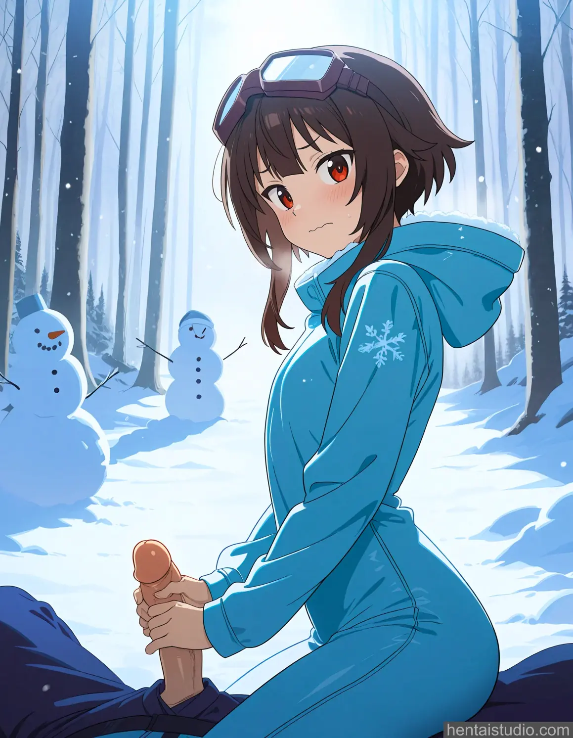Megumin from Konosuba God's Blessing On This Wonderful World hentai art 4 of 10