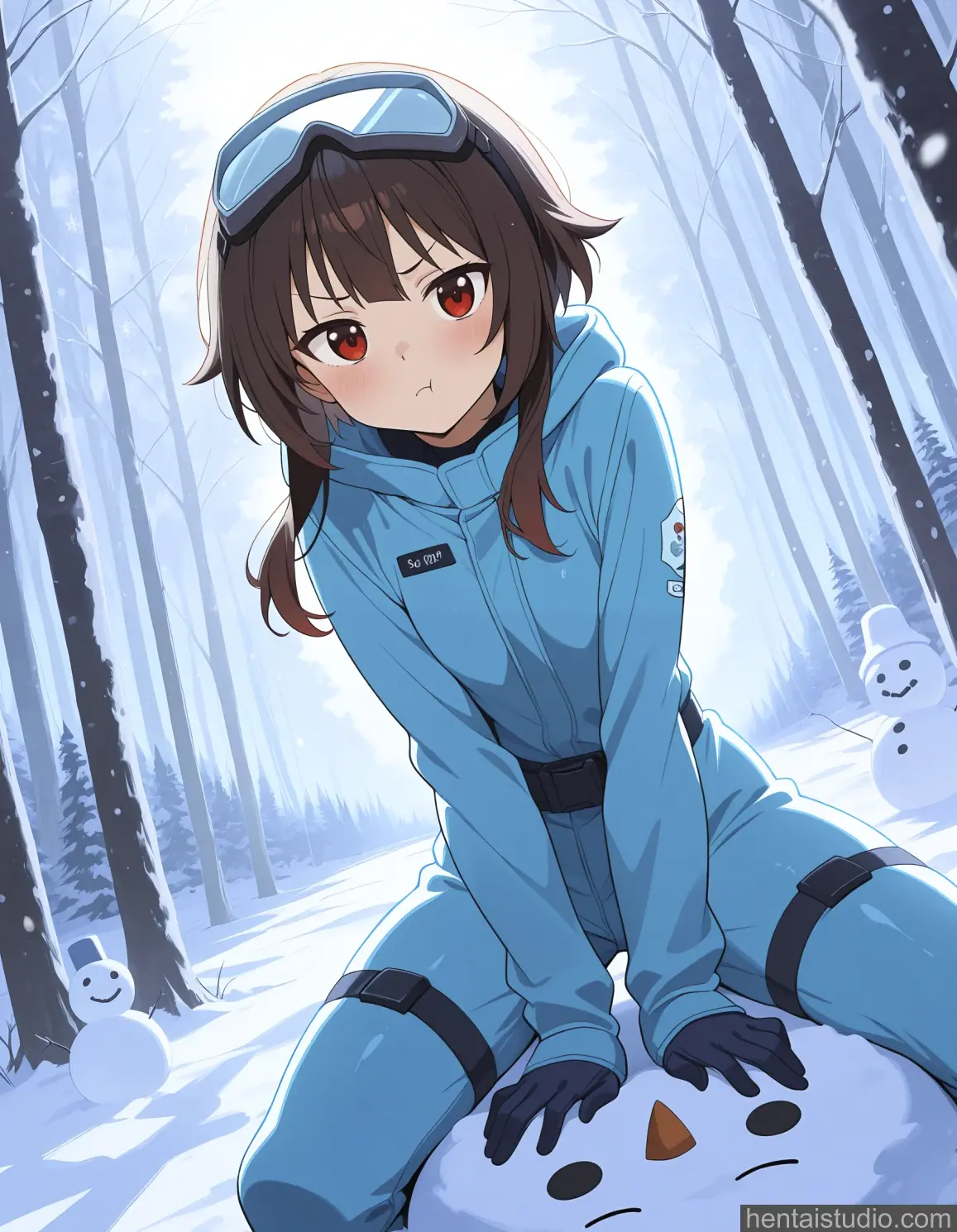 Megumin from Konosuba God's Blessing On This Wonderful World hentai art 6 of 10