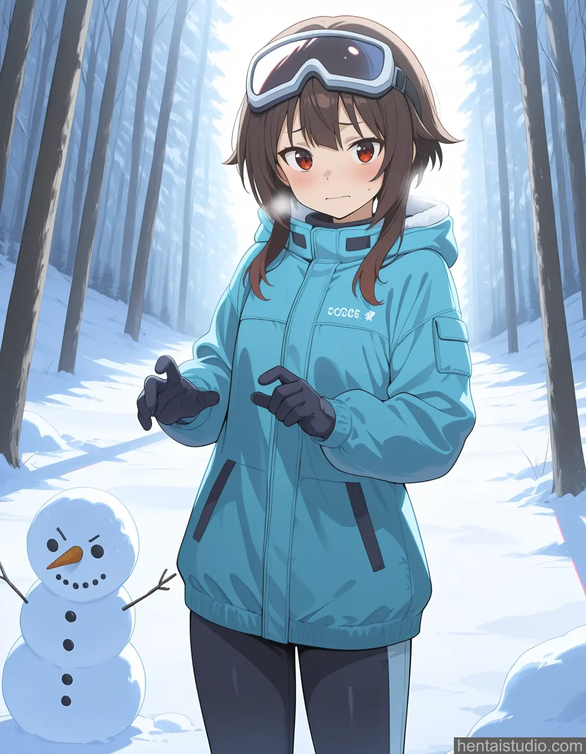 Megumin from Konosuba God's Blessing On This Wonderful World hentai art 8 of 10