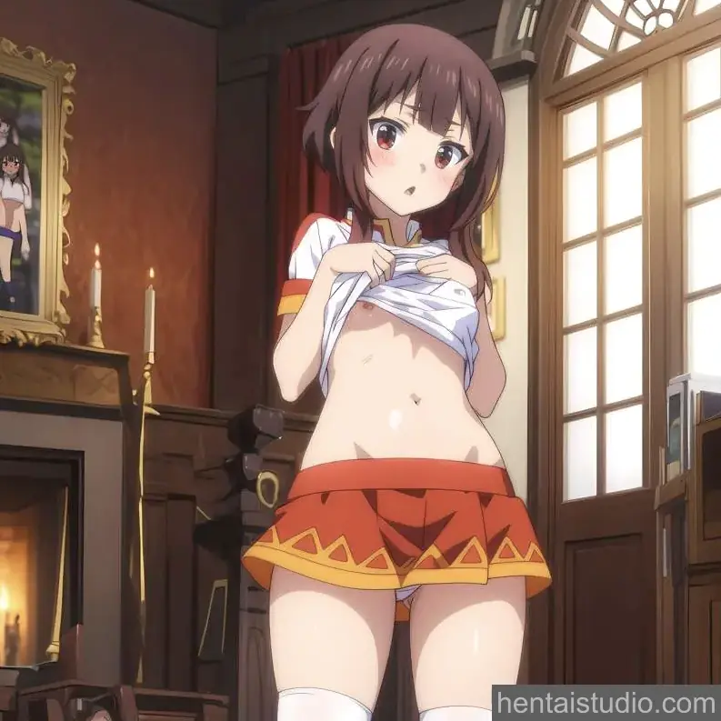 Megumin from Konosuba God's Blessing On This Wonderful World hentai art 1 of 5