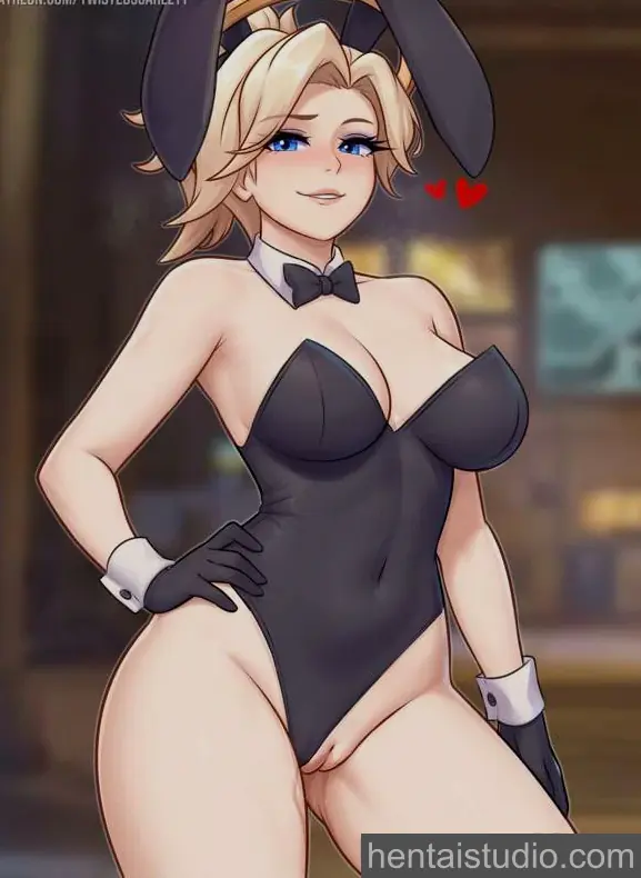 Mercy | Overwatch - Fanart – hentai anime character, Mercy, Overwatch, Blonde, Beach