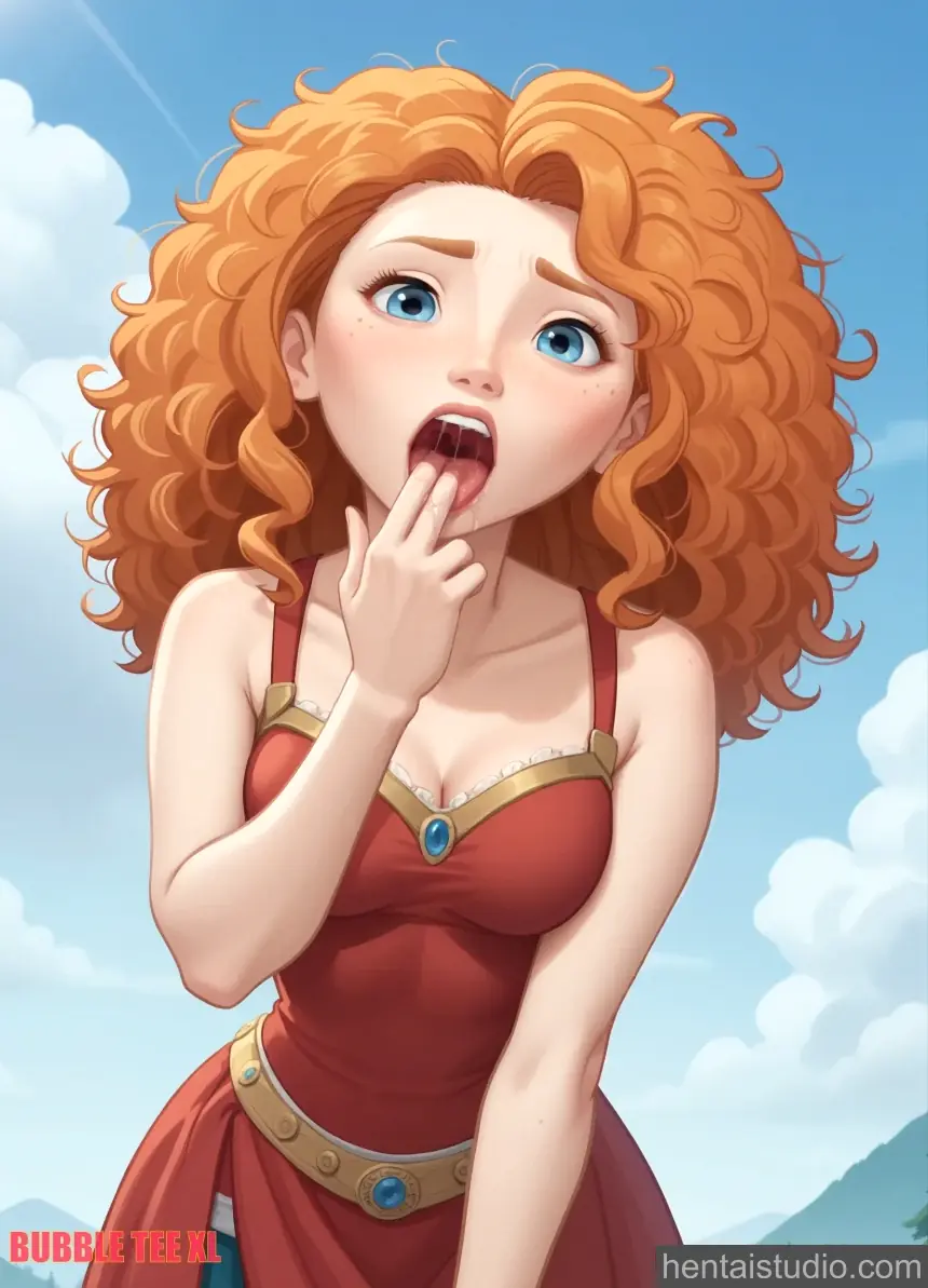 Merida from Brave hentai art 14 of 41