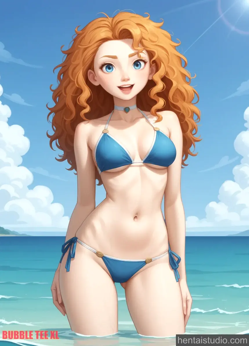 Merida from Brave hentai art 15 of 41
