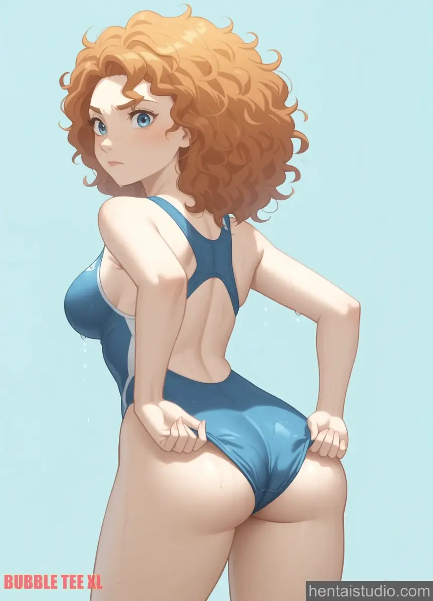 Merida from Brave hentai art 16 of 41