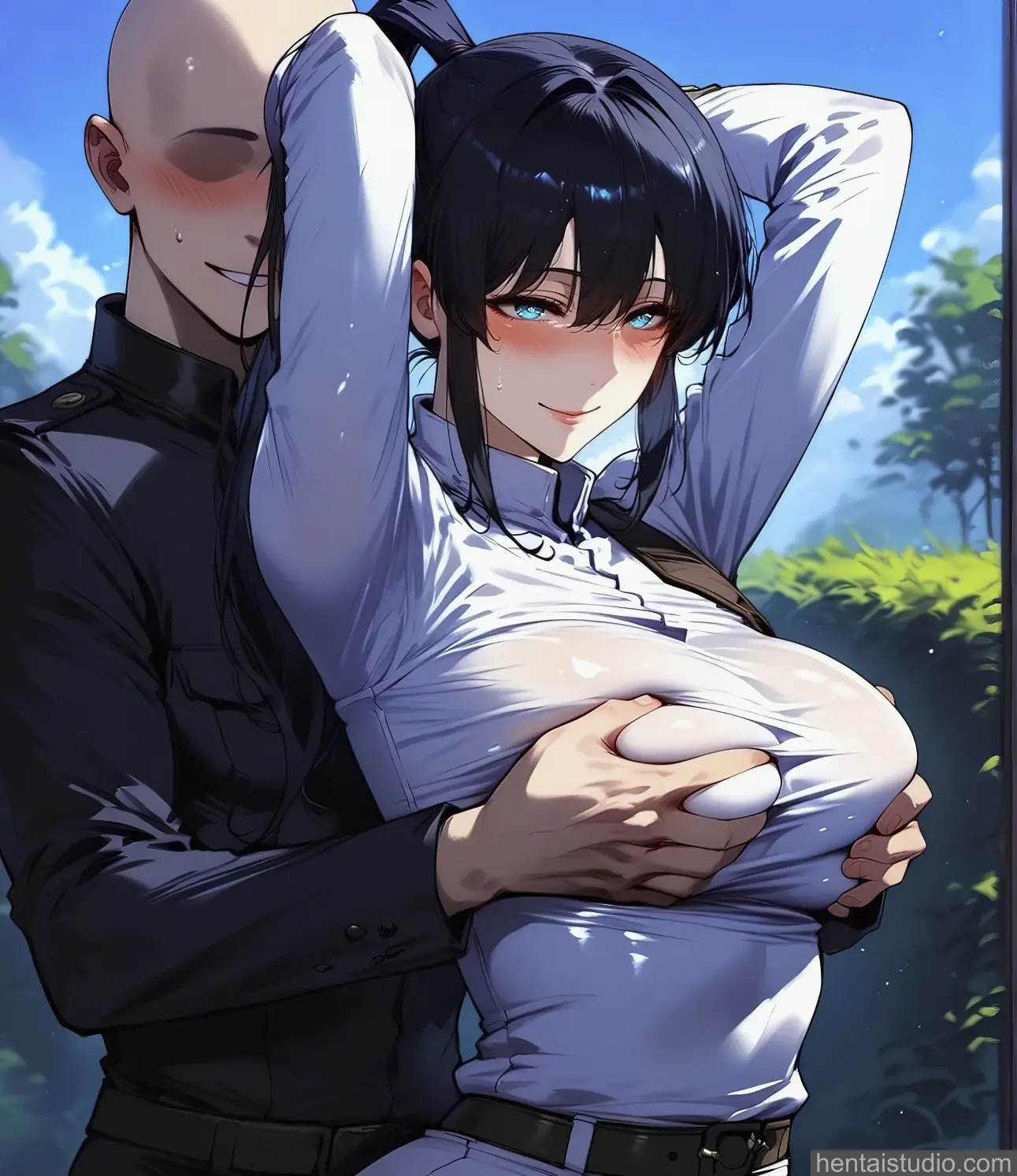 Mi Rinae from How To Live As A Villain hentai art 39 of 67