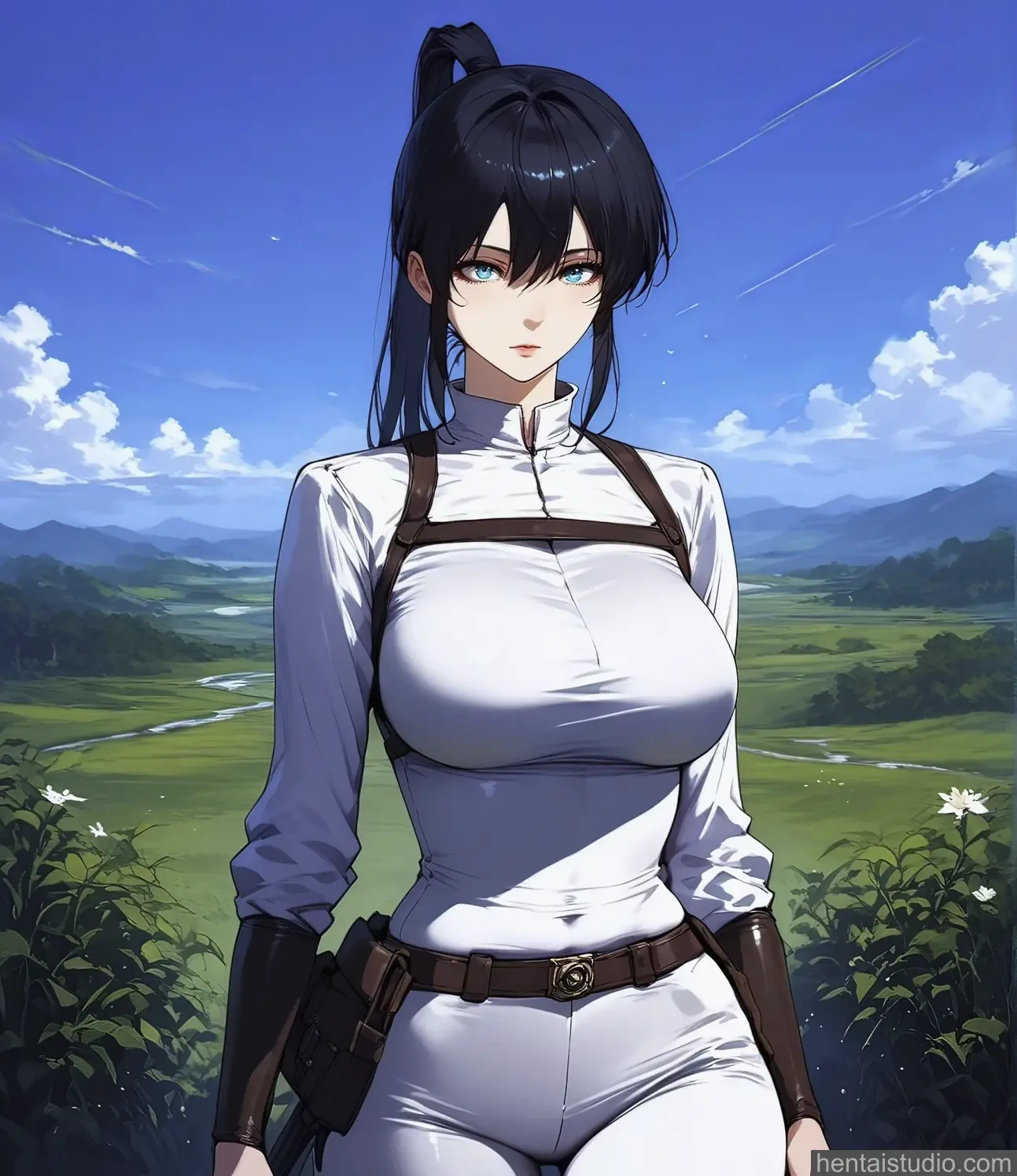 Mi Rinae from How To Live As A Villain hentai art 40 of 67