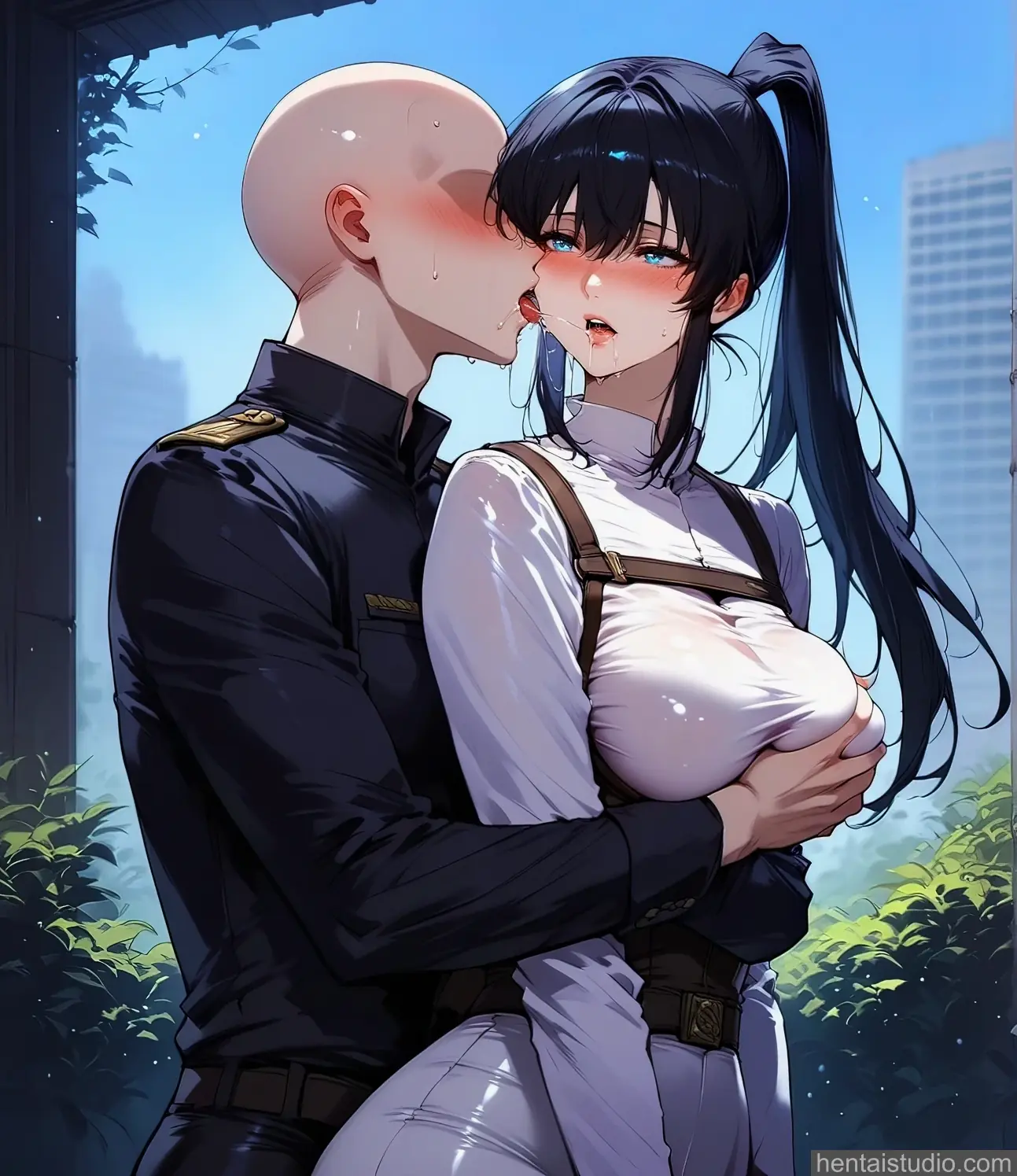 Mi Rinae from How To Live As A Villain hentai art 49 of 67