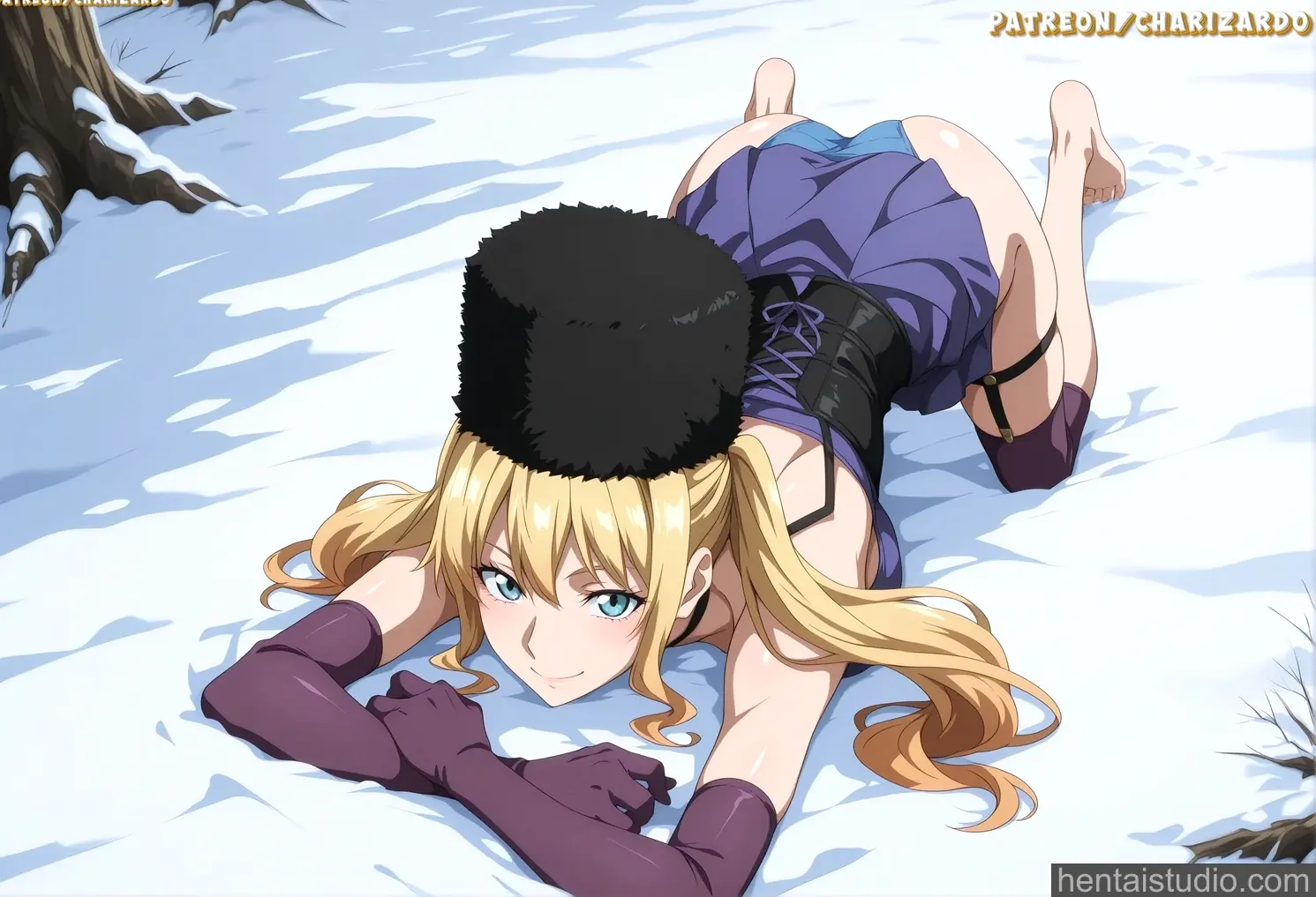 Mia Karnstein from Code Vein hentai art 51 of 78