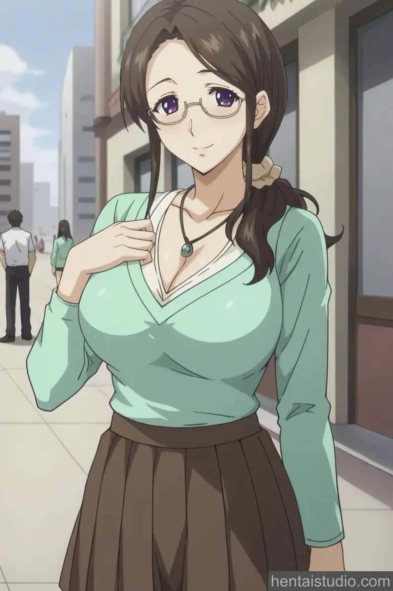 Mifuyu Mamiya from Kyonyuu Kazoku Saimin hentai art 12 of 50