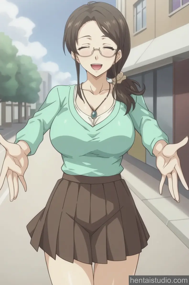 Mifuyu Mamiya from Kyonyuu Kazoku Saimin hentai art 45 of 50