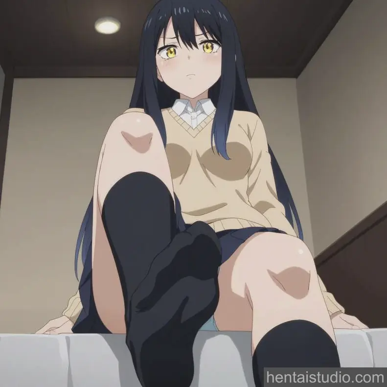 Miko Yotsuya from Mieruko Chan hentai art 34 of 37