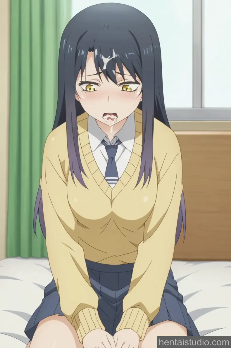 Miko Yotsuya from Mieruko Chan hentai art 30 of 141