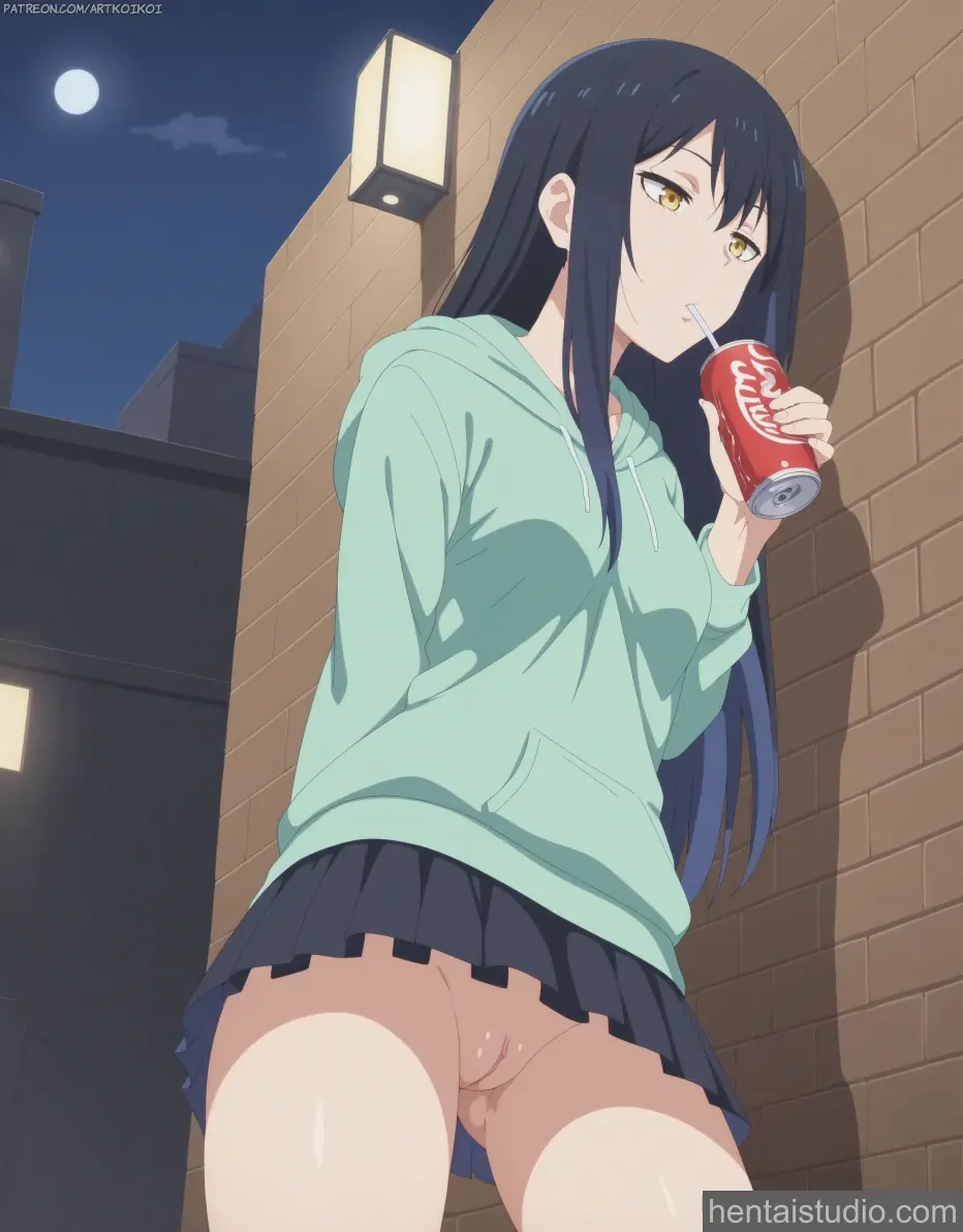 Miko Yotsuya from Mieruko Chan hentai art 11 of 13