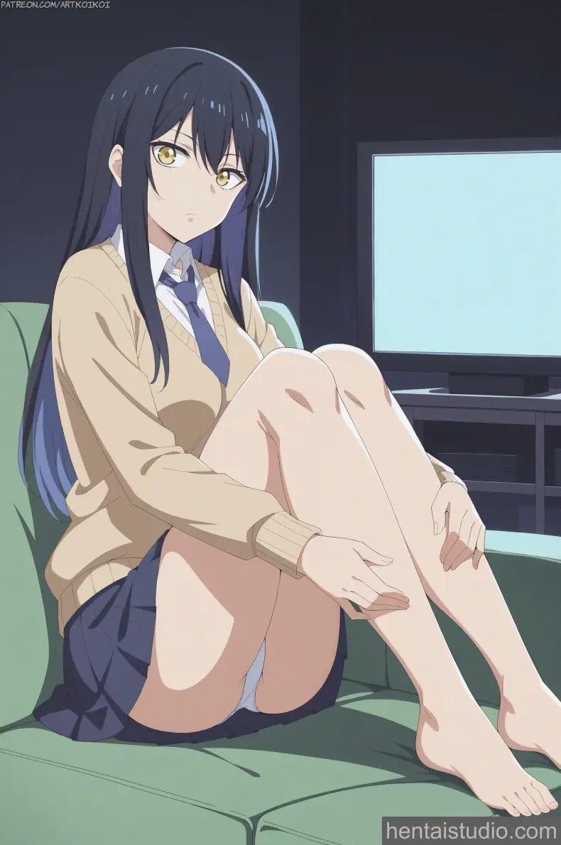 Miko Yotsuya from Mieruko Chan hentai art 12 of 30