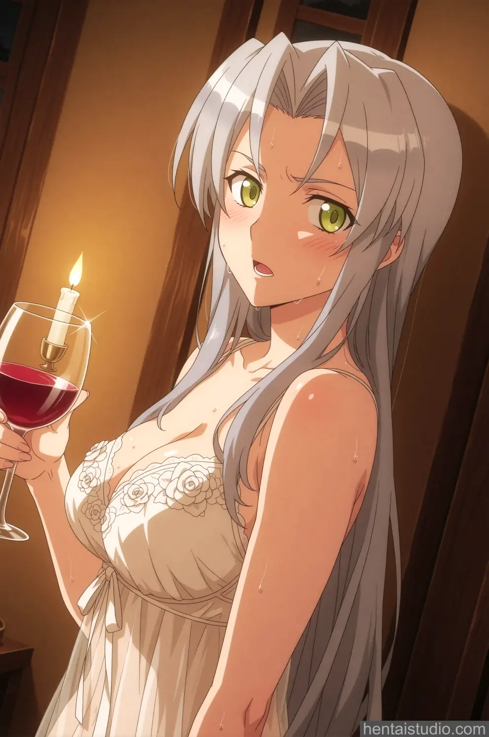 Mikoto Kiba from Triage X hentai art 21 of 34
