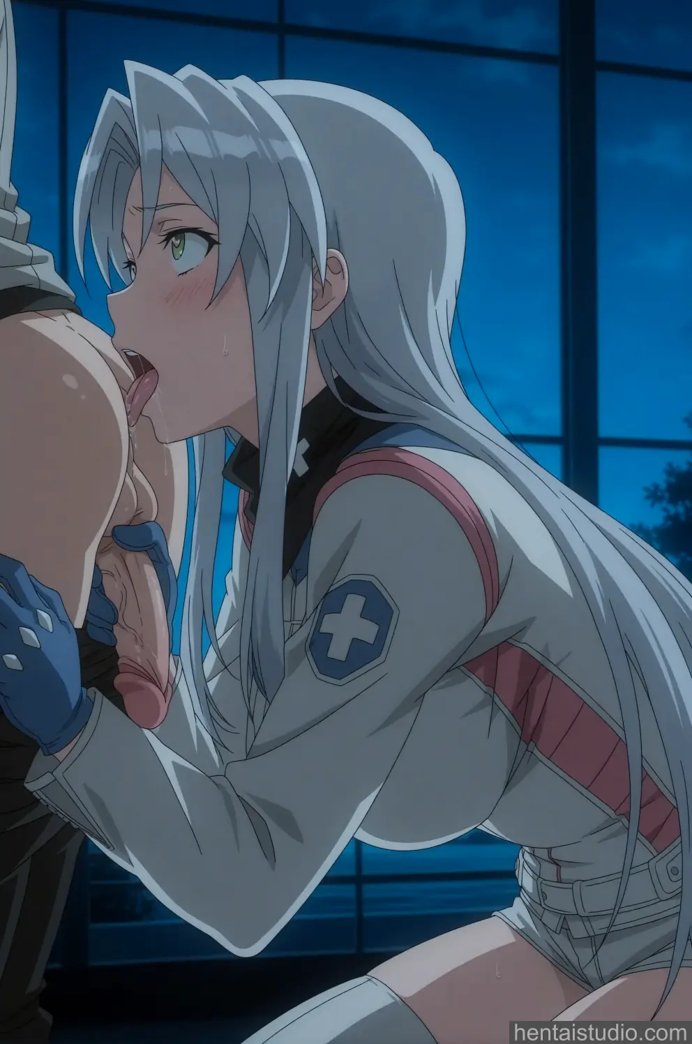 Mikoto Kiba from Triage X hentai art 27 of 34