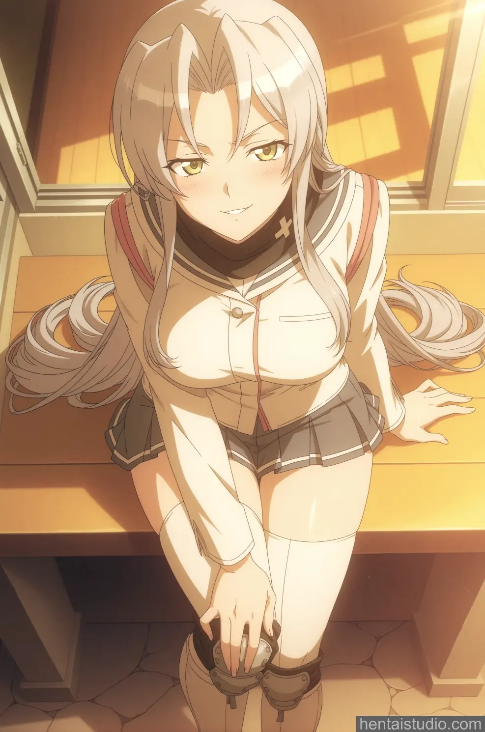 Mikoto Kiba from Triage X hentai art 30 of 34