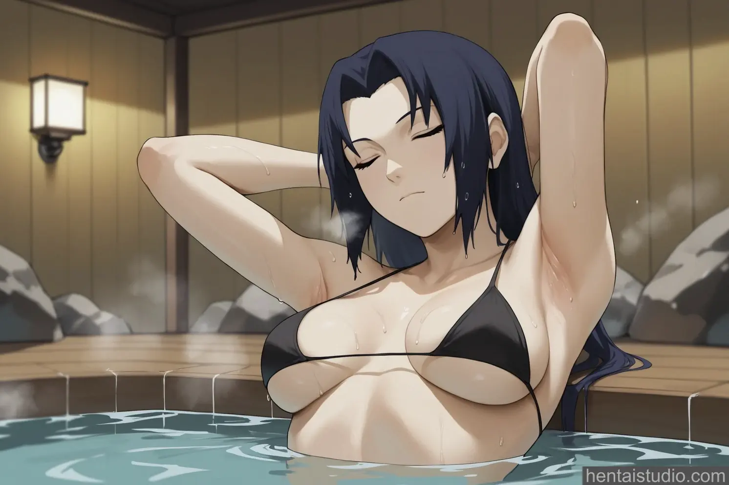 Mikoto from Naruto hentai art 11 of 56