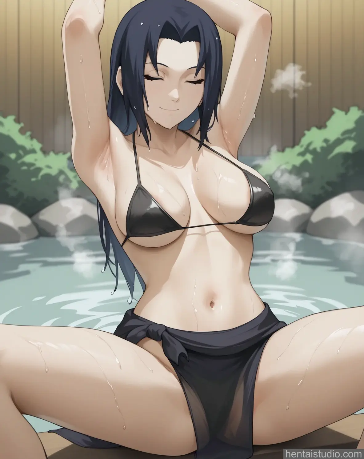 Mikoto from Naruto hentai art 2 of 56