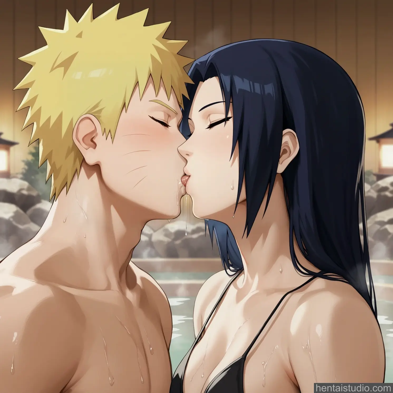 Mikoto from Naruto hentai art 21 of 56