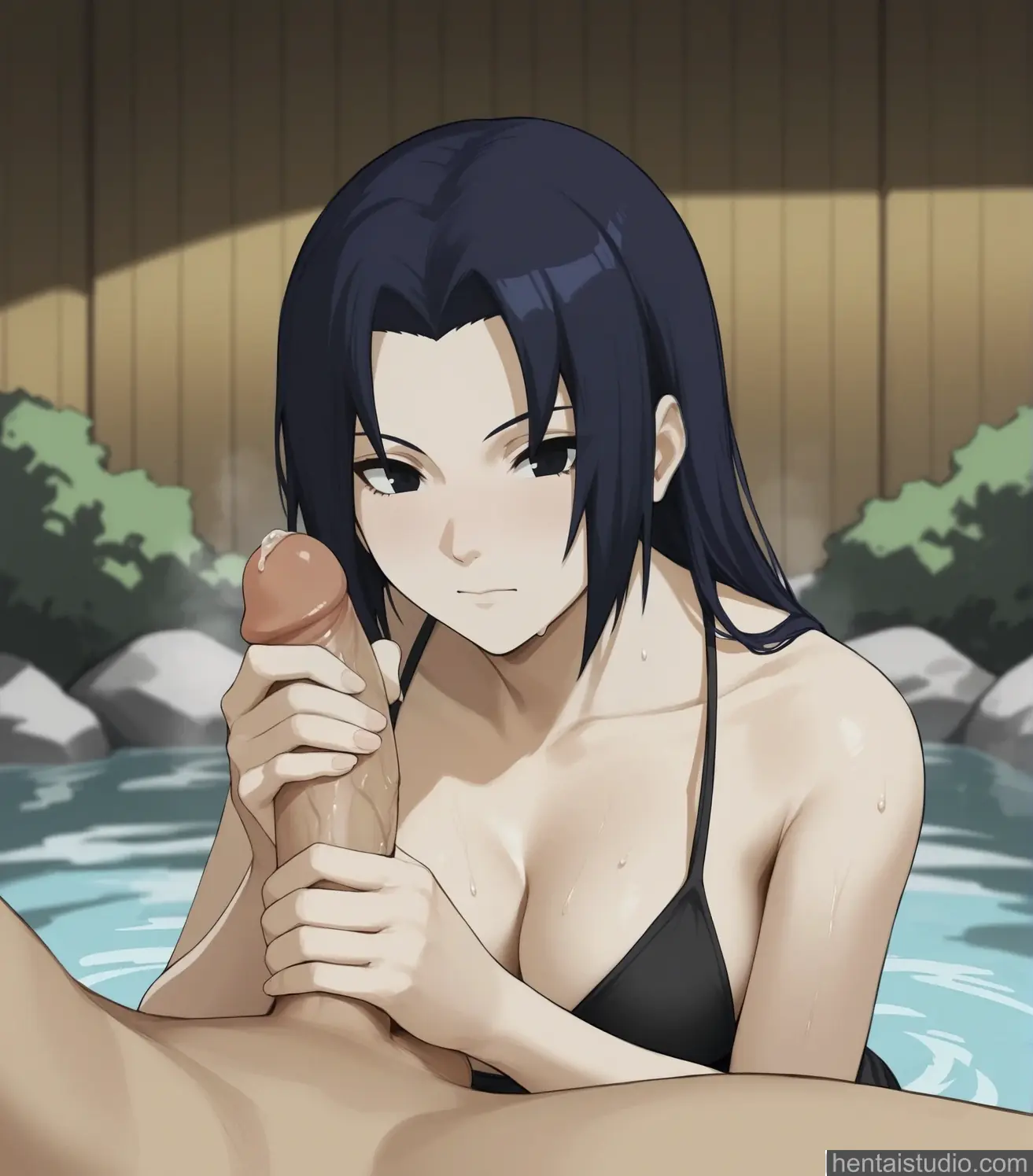 Mikoto from Naruto hentai art 27 of 56