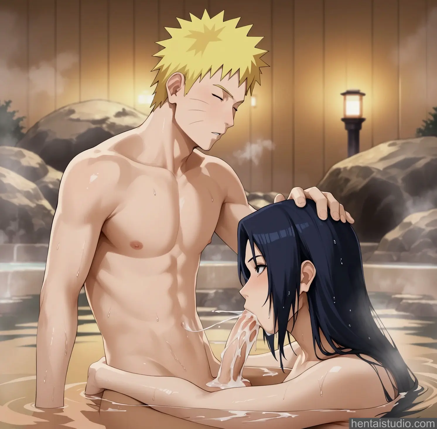 Mikoto from Naruto hentai art 40 of 56