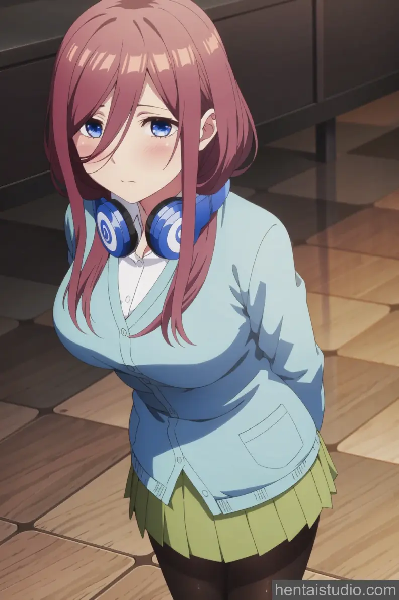 Miku Nakano from The Quintessential Quintuplets hentai art 25 of 40