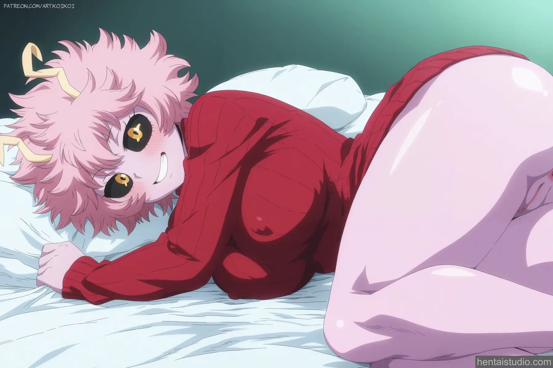 Mina Ashido from My Hero Academia hentai art 22 of 26