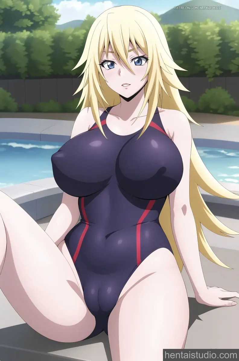 Mio Kusakai from Keijo hentai art 1 of 21