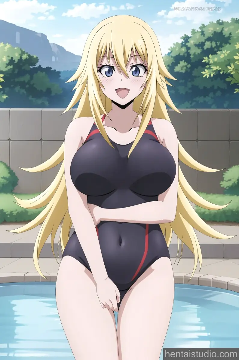 Mio Kusakai from Keijo hentai art 12 of 21