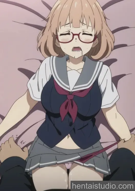 Mirai Kuriyama from Kyoukai No Kanata hentai art 7 of 11