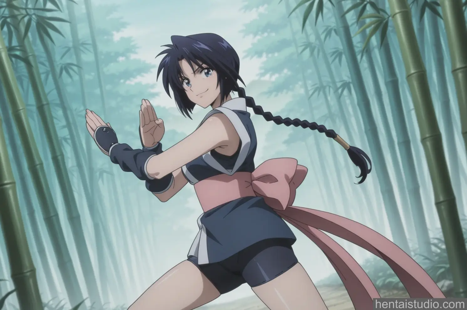 Misao Makimachi from Rurouni Kenshin hentai art 14 of 90