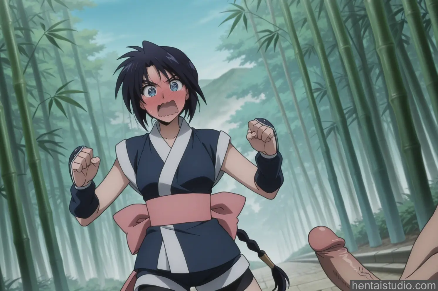 Misao Makimachi from Rurouni Kenshin hentai art 18 of 90