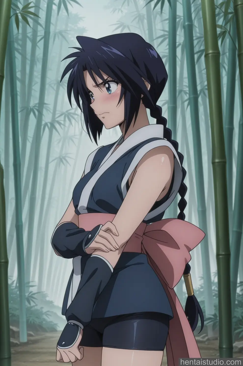 Misao Makimachi from Rurouni Kenshin hentai art 25 of 90