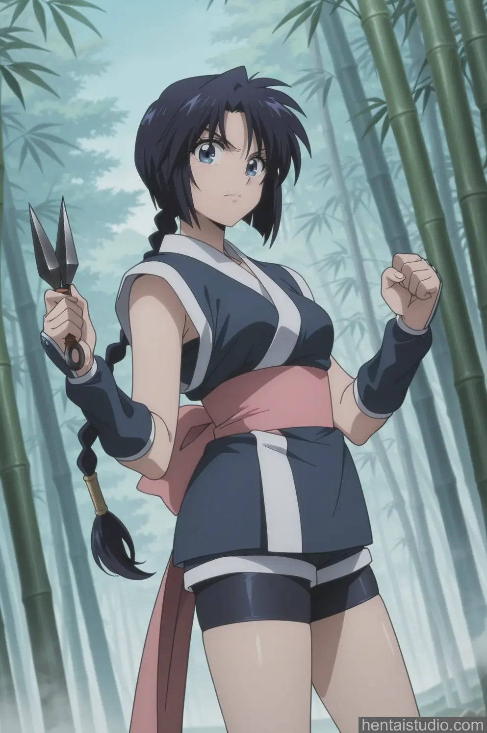 Misao Makimachi from Rurouni Kenshin hentai art 3 of 90