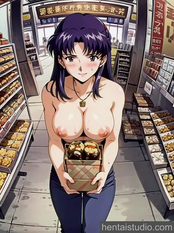 Misato Katsuragi from Neon Genesis Evangelion hentai art 3 of 5