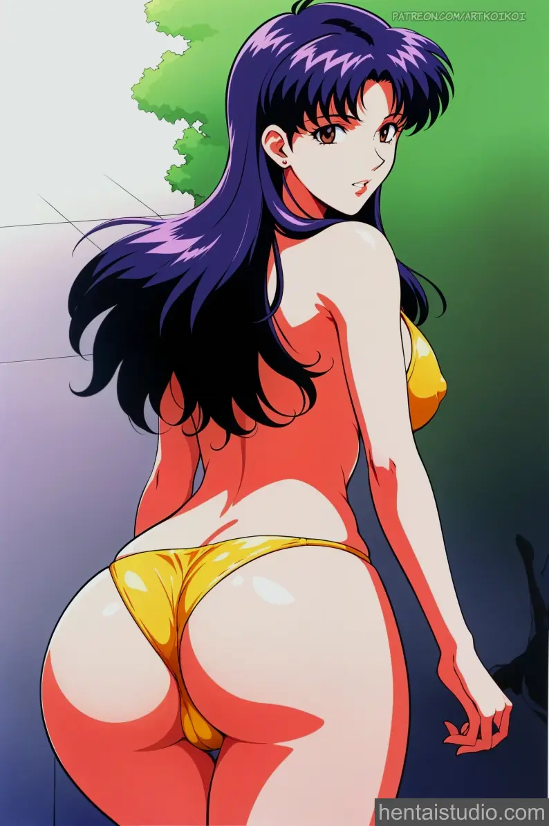 Misato Katsuragi from Neon Genesis Evangelion hentai art 11 of 16