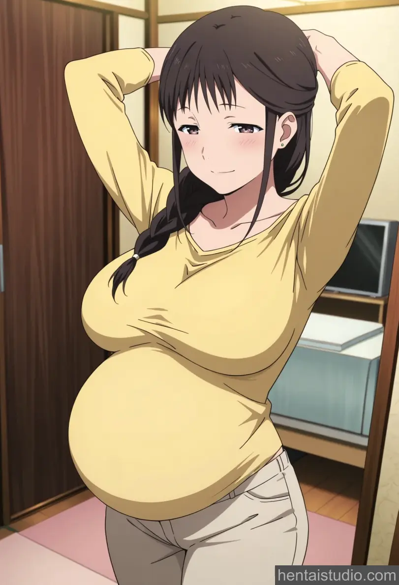 Misato Segawa from Shirobako hentai art 119 of 190