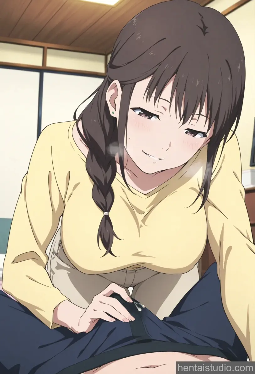 Misato Segawa from Shirobako hentai art 20 of 190