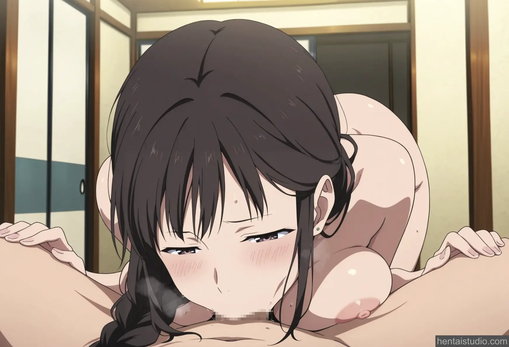 Misato Segawa from Shirobako hentai art 26 of 190