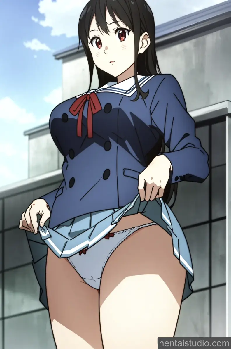 Mitsuki Nase from Beyond The Boundary: Kyokai No Kanata hentai art 11 of 54