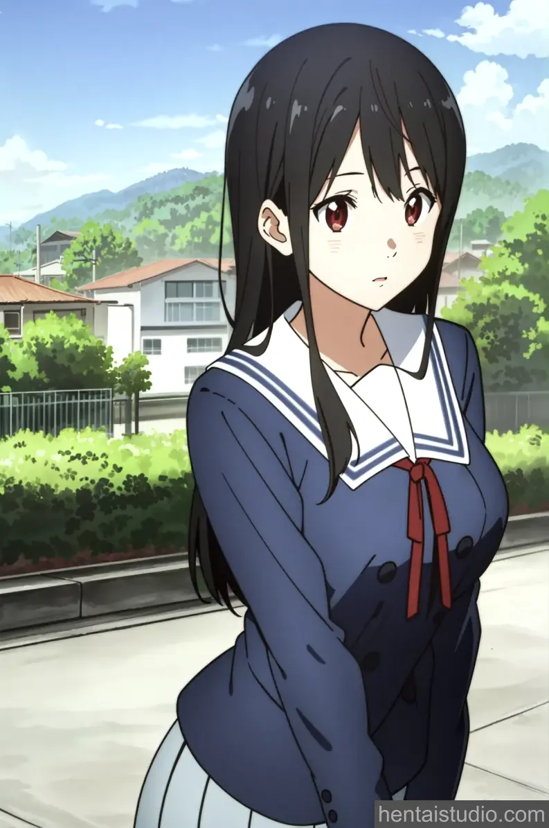 Mitsuki Nase from Beyond The Boundary: Kyokai No Kanata hentai art 5 of 54