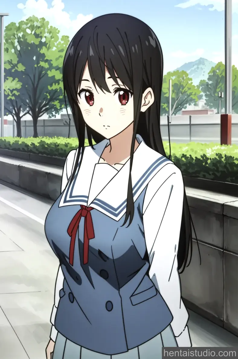 Mitsuki Nase from Beyond The Boundary: Kyokai No Kanata hentai art 6 of 54