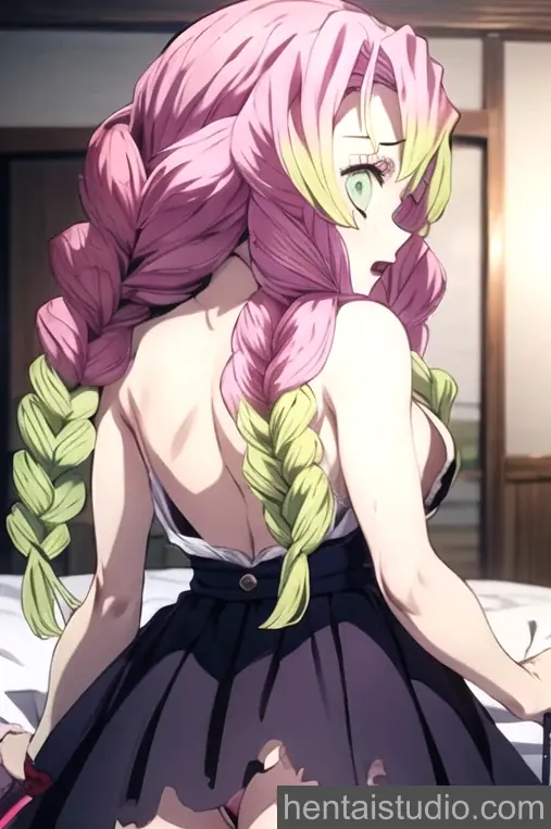 Mitsuri Kanroji from Demon Slayer hentai art 3 of 5