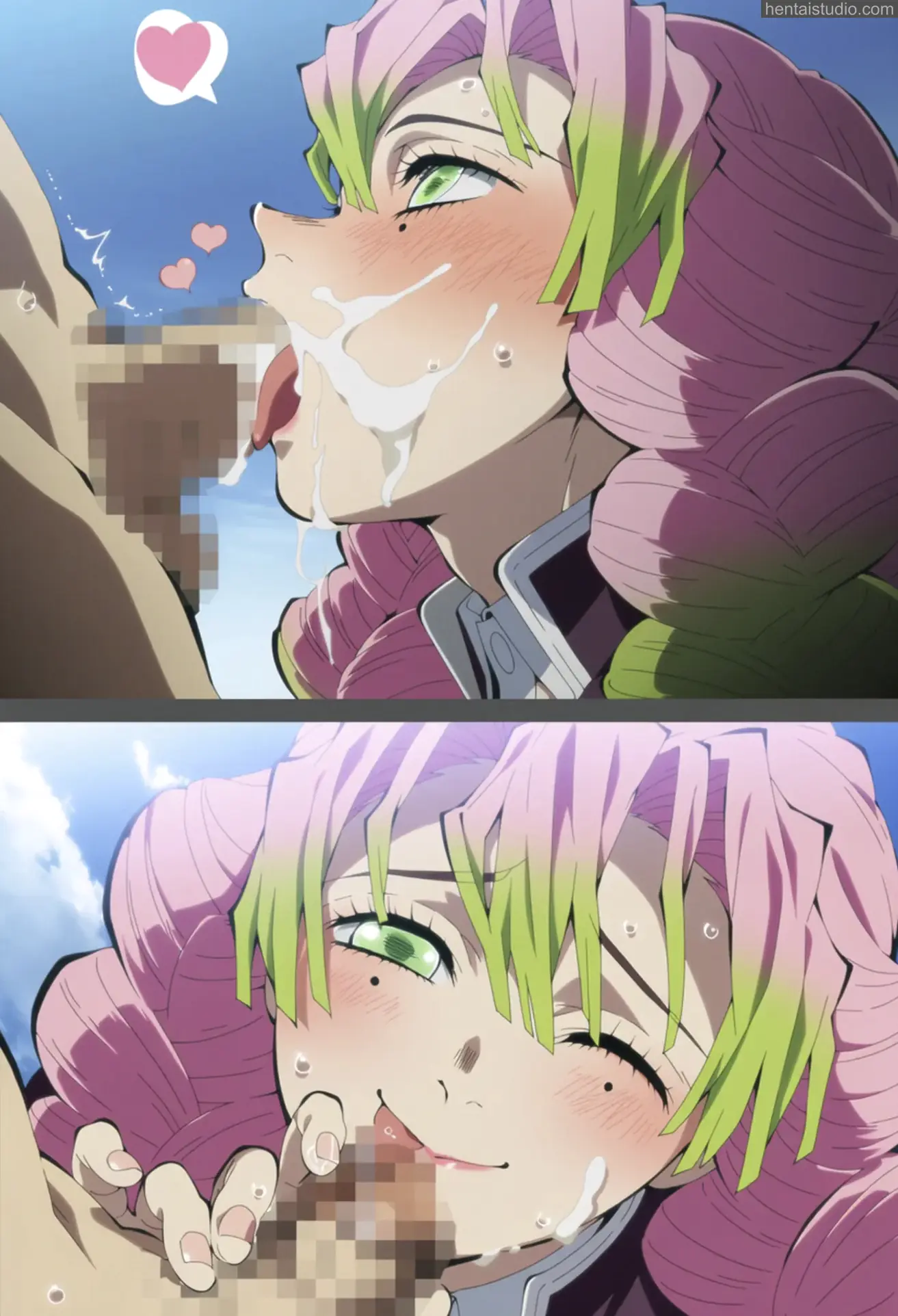 Mitsuri Kanroji from Demon Slayer hentai art 20 of 75