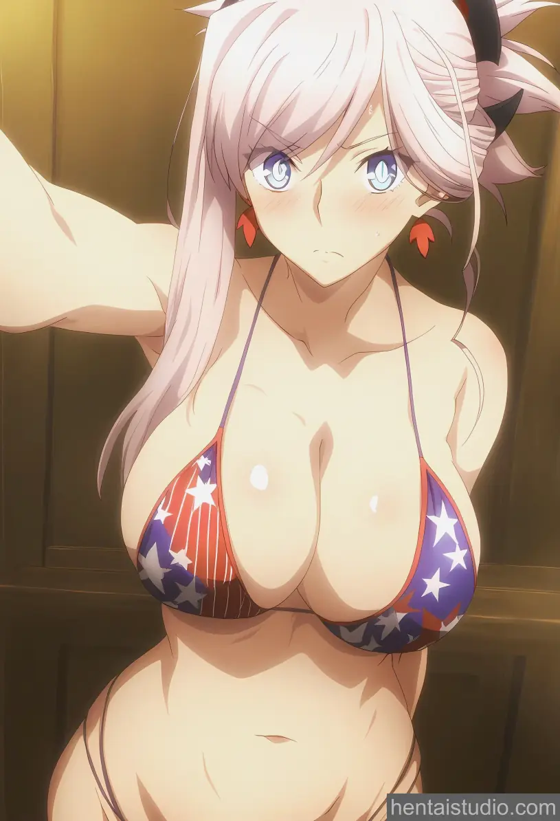 Miyamoto Musashi from Fate hentai art 39 of 45